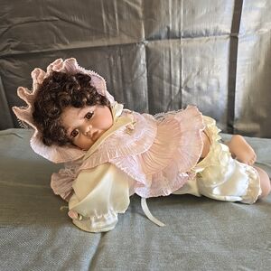 Porcelain Baby Doll Figurine